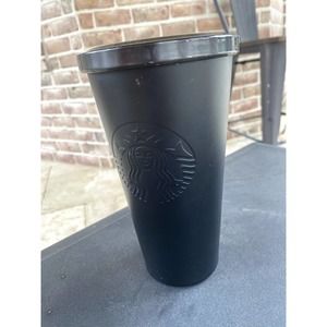 Starbucks 2014 Matte Black Stainless Steel Tumbler